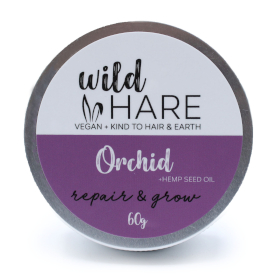 4x Wild Hare\' Festes Shampoo 60g - Orchidee