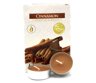 12x 6 Duftteelichter - Cinnamon