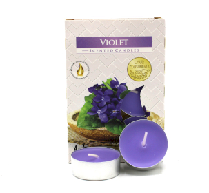 12x 6 Duftteelichter - Violet