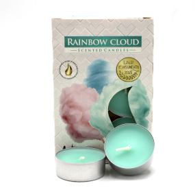 12x 6 Duftteelichter - Rainbow Clouds