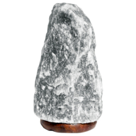 Graue natürliche Himalaya-Salzlampe - 3-5kg
