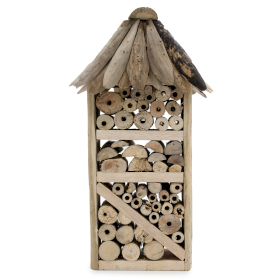 Treibholz-Bienen- und Insekten-Hochhausbox