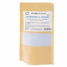 5x Badepulver mit Lavendel und Samen, 200 g