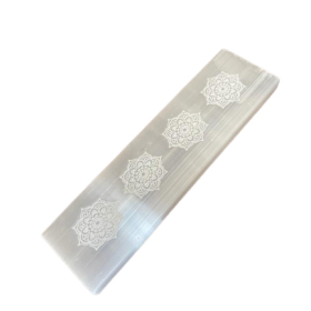 Selenitplatten Flach 15cm - Mandala