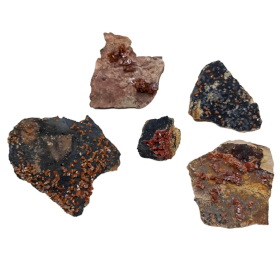 Mineralische Exemplare - Vanadinit (ca. 20 Stück)
