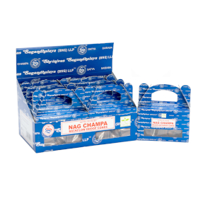 6x Box mit 24 fließenden Rauchkegeln - Satya Nag Champa