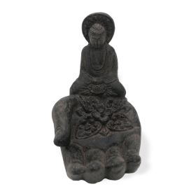 Buddah & Hand Räuchergefäß (schwarz)