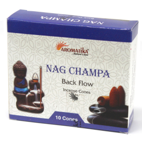 12x 10 Räucherkegel - Nag Champa