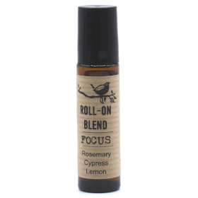 6x 10 ml Roll-On-Mischung aus ätherischen Ölen – FOCUS