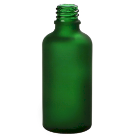 50 ml mattierte grüne Flaschen