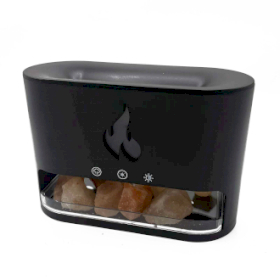 Blaze Aroma Diffuser – Himalaya-Salzkammer – USB-C – Flammeneffekt (Salz nicht enthalten)