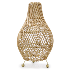 Rattan-Tischlampen - Natur