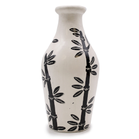 Vase in Form eines Bambusmotivs - Natur