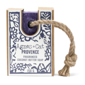 6x Packung mit 6 Seifen am Seil - Provence