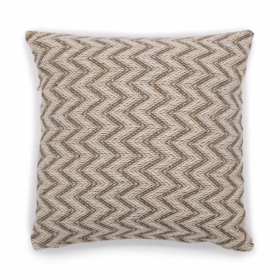 2x Klassischer Kissenbezug – Herringbone Wide Grey – 40 x 40 cm