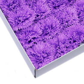 50x DIY Seifenblumen - Nelken - Violett