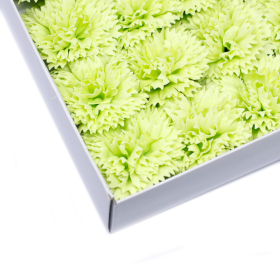 50x DIY Seifenblumen - Nelken - Limette