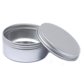 50x Aluminium-Dose, rund, 100 ml, mit Schraubverschluss