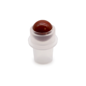 10x Edelstein-Rollspitze für 5-ml-Flasche – Roter Jaspis