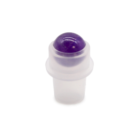 10x Edelstein-Rollspitze für 5-ml-Flasche – Amethyst