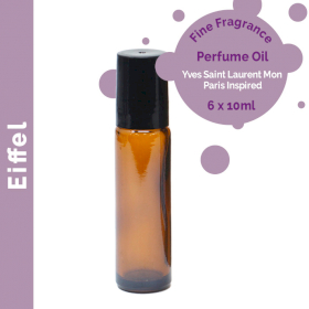 6x Eiffel Fine Fragrance Parfümöl 10 ml – Ohne Etikett