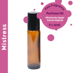 6x Mistress Fine Fragrance Parfümöl 10 ml – Ohne Etikett