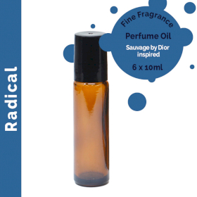 6x Radical Fine Fragrance Parfümöl 10 ml – Ohne Etikett