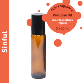 6x Sinful Fine Fragrance Parfümöl 10 ml – Ohne Etikett