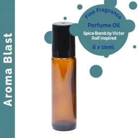 6x Aroma Blast Parfümöl mit feinem Duft, 10 ml – Ohne Etikett
