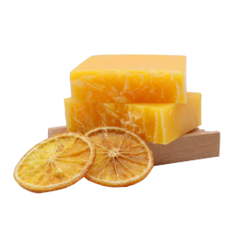 Geschnittener Seifenlaib (13 Stück) – Mandarine und Honig