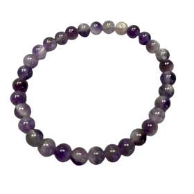 4x Edelstein-Manifestationen-Armband – Amethyst – Ruhe