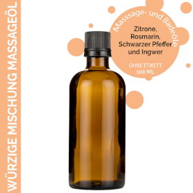 10x Spicy Rub Massageöl – 100 ml – ohne Etikett