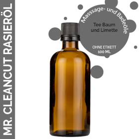 10x Mr Cleancut Rasieröl – 100 ml – ohne Etikett