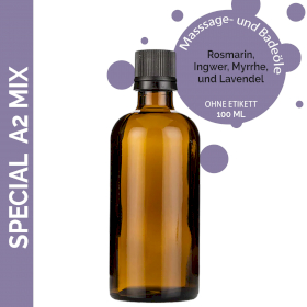 10x Spezielles A2-Mix-Massageöl – 100 ml – ohne Etikett