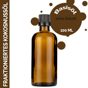 10x Fraktioniertes Kokosnussöl – 100 ml – ohne Etikett