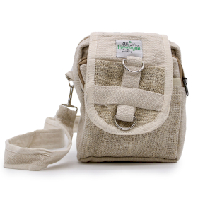 Body-Cross Reisetasche aus natürlichem Hanf und Baumwolle