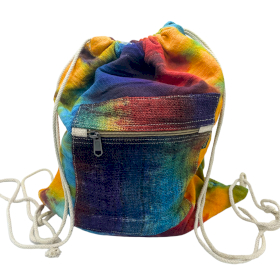 Tiedye-Hanf-String-Tasche