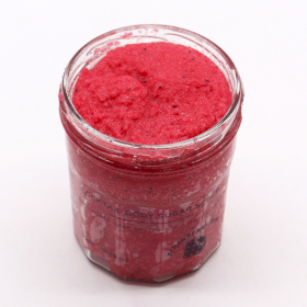 3x Duftendes Zucker-Körperpeeling – Erdbeer-Rum 300 g