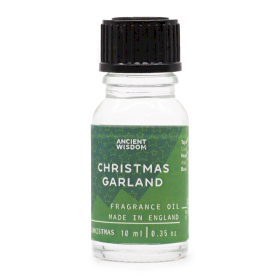 10x Weihnachtsgirlanden-Duftöl 10 ml