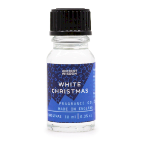 10x Weißes Weihnachtsduftöl 10 ml