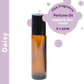 6x Daisy Fine Fragrance Parfümöl 10 ml – Ohne Etikett