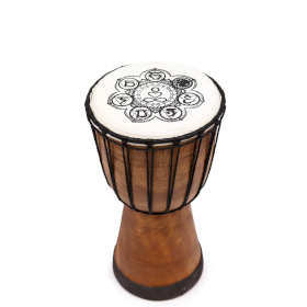 Handgefertigte Djembe-Trommel mit breiter Decke – 30 cm