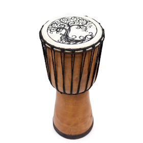 Handgefertigte Djembe-Trommel mit breiter Decke – 40 cm