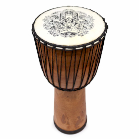 Handgefertigte Djembe-Trommel mit breiter Decke – 50 cm