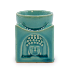 Square Buddha Burner - Soft Turquoise