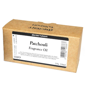10x 10ml Patschuli - Duftöl (ohne Etikett)