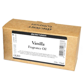 10x 10ml Vanille - Duftöl (ohne Etikett)