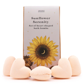 Sunflower Serenity Badeherz-Geschenkset