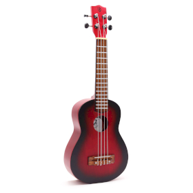 Von Hand gefertigte Ukulele – natürliches Sunburst-Finish (4 Saiten)
