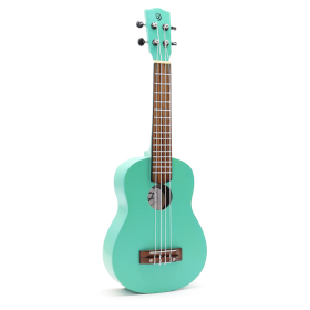 Von Hand gefertigte Ukulele – türkisfarbenes Finish (4 Saiten)